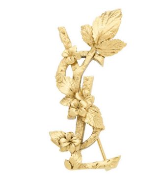 Saint Laurent Cassandre Hydrangea Brooch