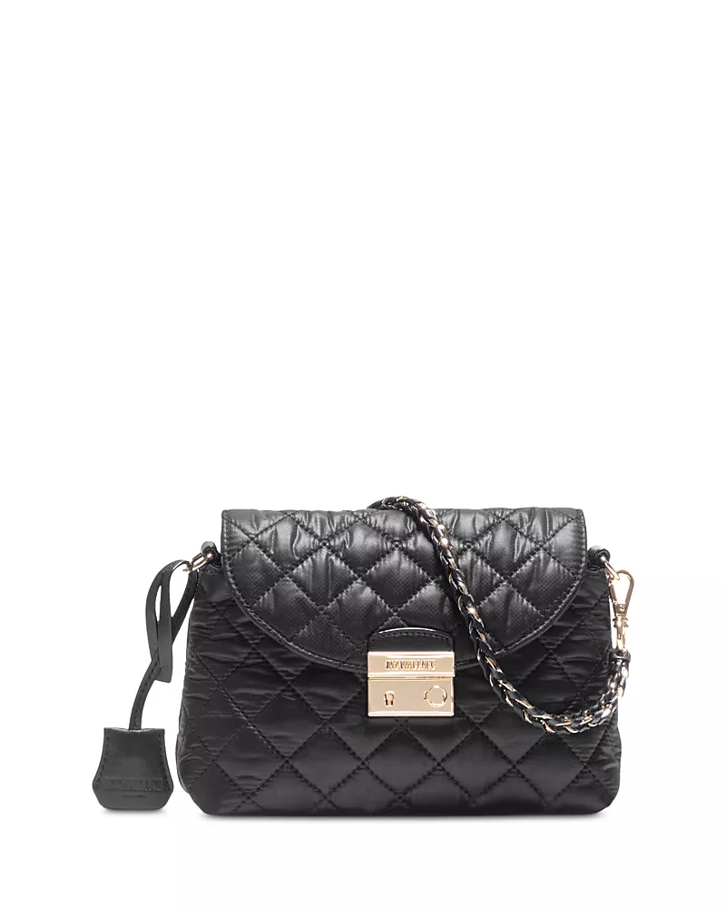 Mz Wallace Mini Crosby Lock Quilted Shoulder Bag