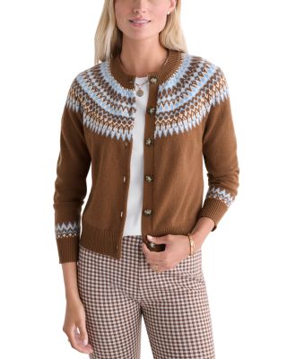 Fair Isle Crewneck Cardigan