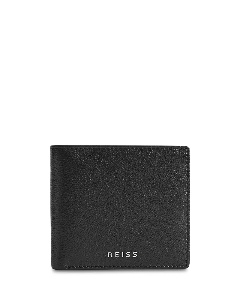Reiss Cabot Saffiano Leather Bifold Wallet