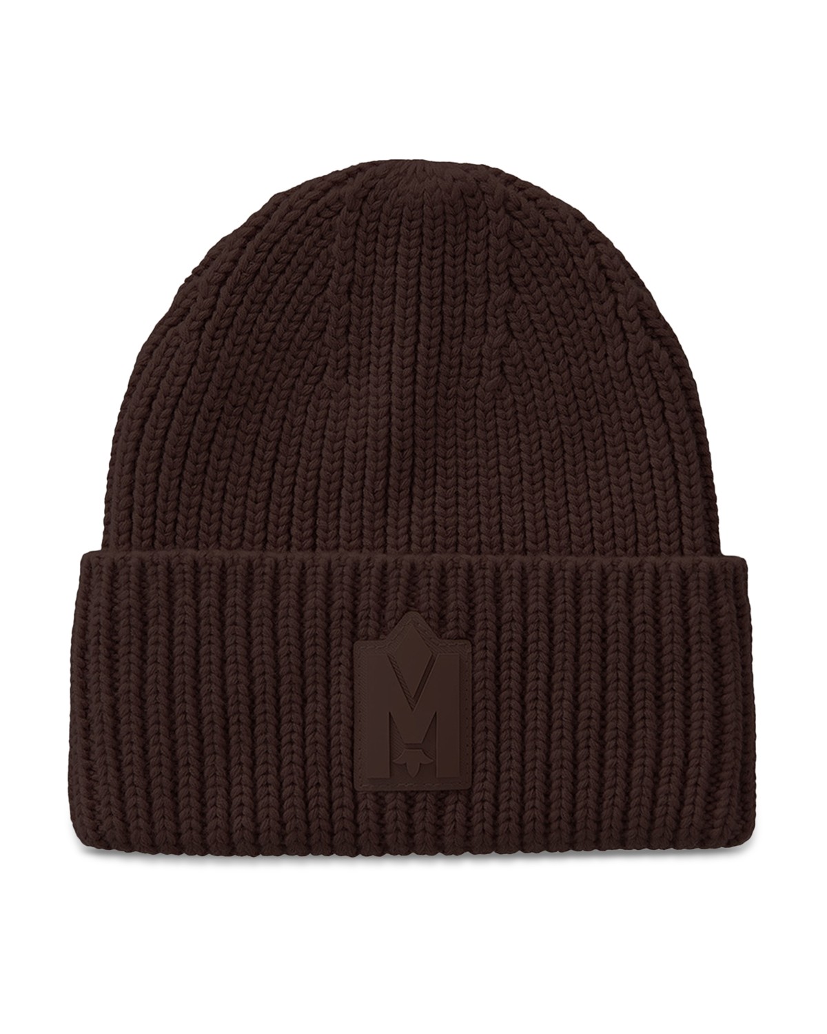 Mackage Jude-wz Cuffed Knit Hat in Coffee