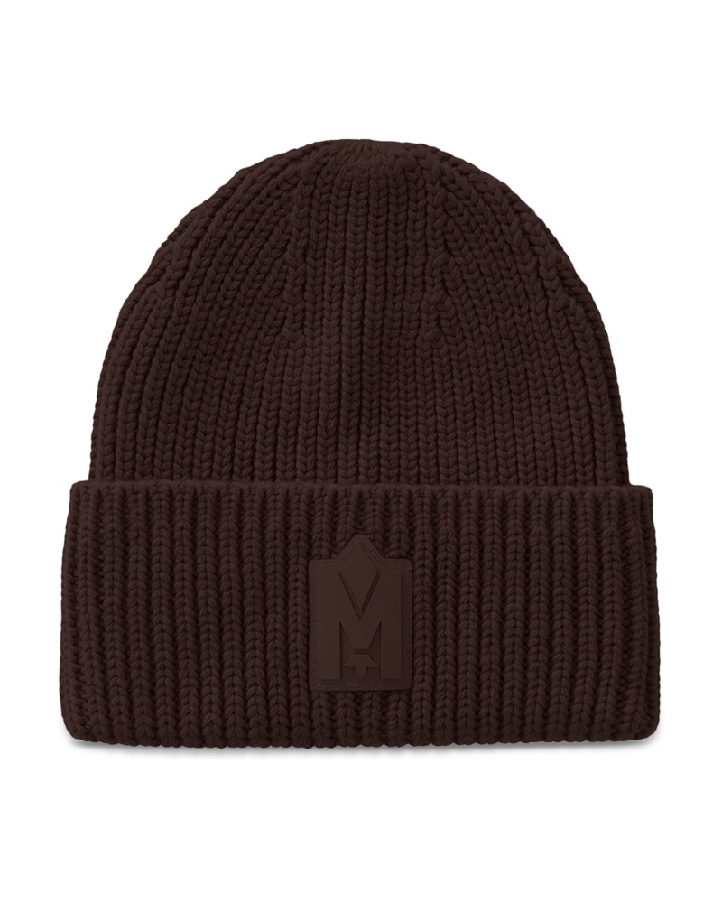 Mackage Jude-wz Cuffed Knit Hat in Coffee