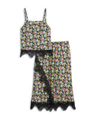 Girls' Floral Print Lace Cami Top & Skirt, Big Kid - Exclusive