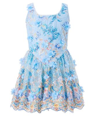 Girls' Caitlyn Embroidered Mini Dress - Little Kid, Big Kid