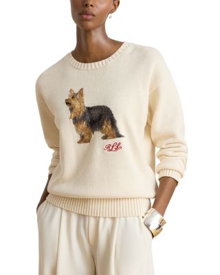 Intarsia Knit Yorkshire Terrier Sweater