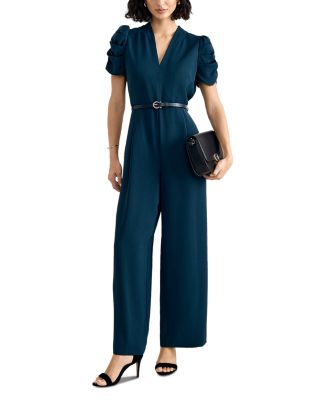 Natasha Ruched Sleeve Jumpsuit