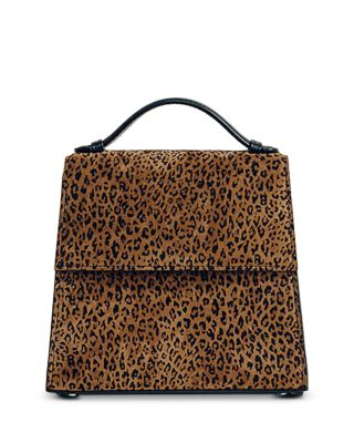 The Small Suede Top Handle Bag
