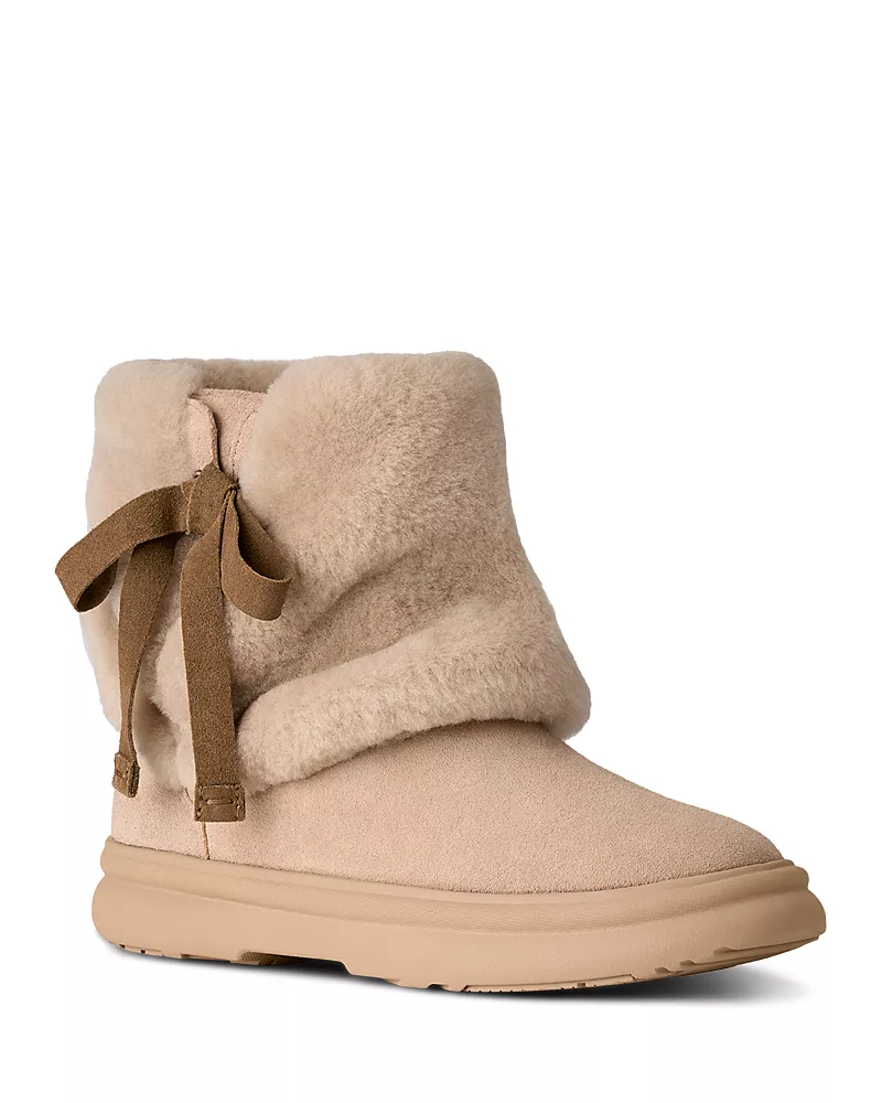Ugg Women's Apres City Suede & Sheepskin Ankle Boots