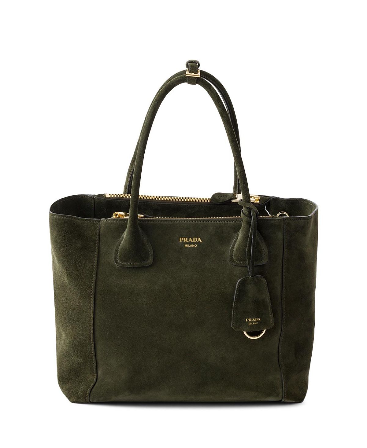 Prada Nova Large Suede Tote Bag