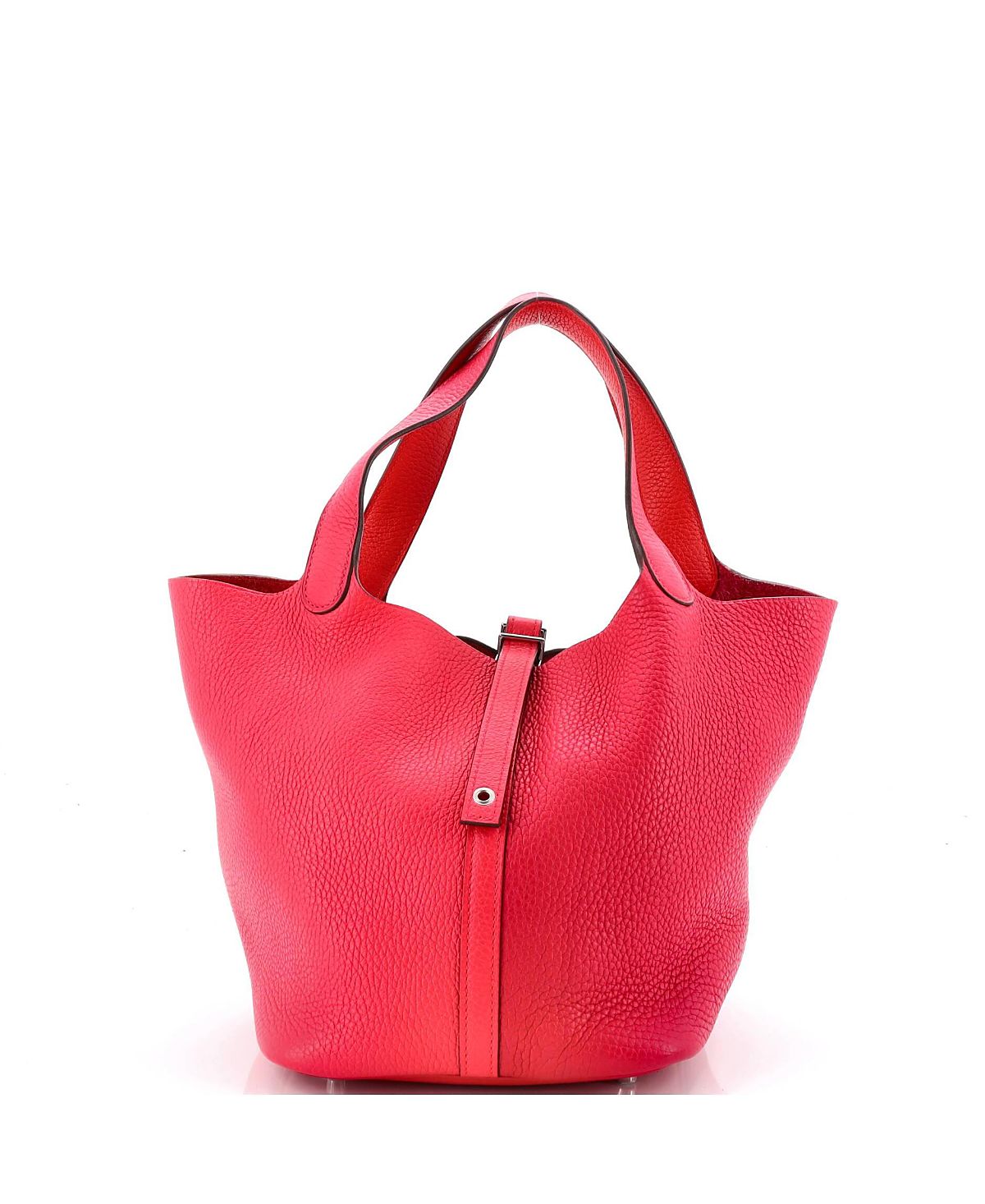 Pre-Owned Hermes Mm Picotin Lock Bag Tricolor Clemence