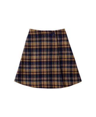 Girls' Aria Plaid Wrap Skirt - Little Kid, Big Kid