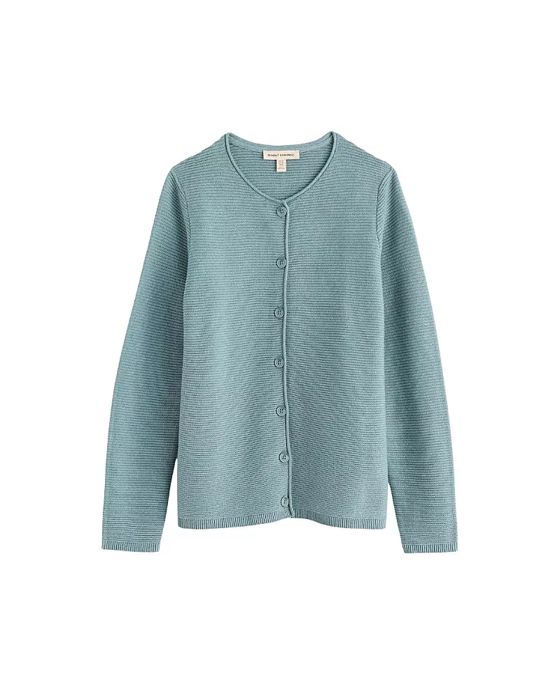 Seasalt Cornwall Makers Ribbed Button-Front Cardigan