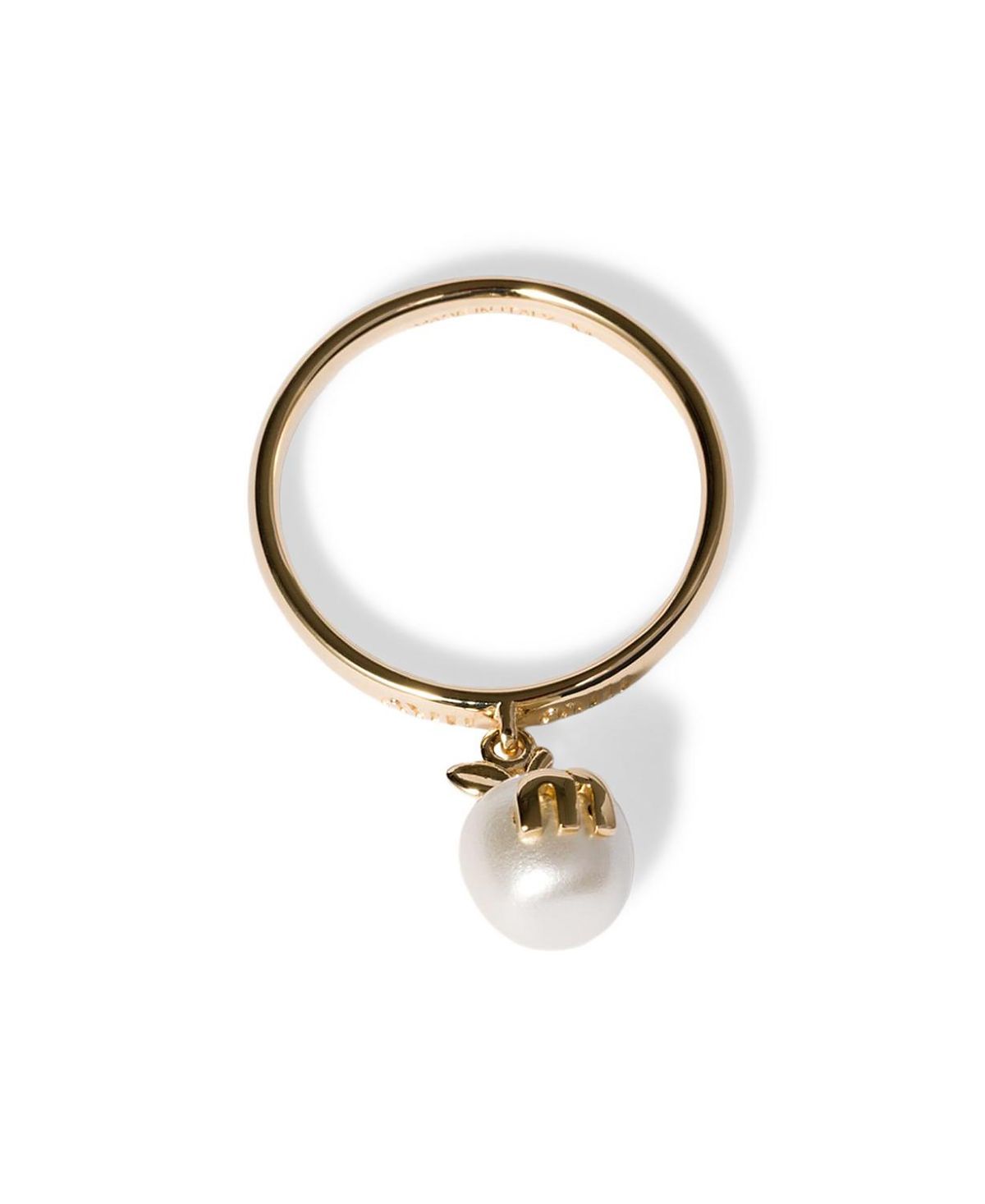 Miu Miu Metal Ring with Pendant