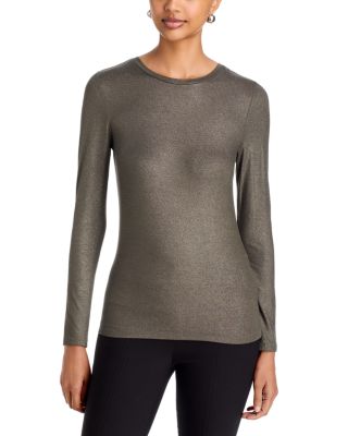 Metallic Fitted Top