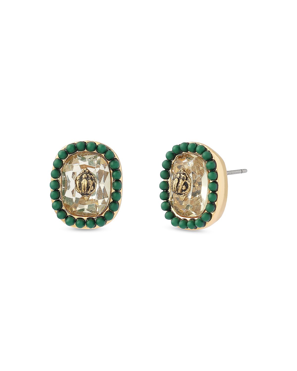 Kurt Geiger London Signature Eagle Stone Stud Earrings