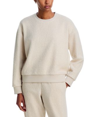 Oversized Sherpa Crewneck Sweatshirt - Exclusive