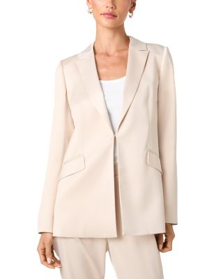 Maelys Stretch Satin Blazer