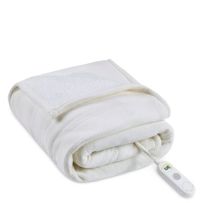 Serta Fleece to Sherpa Heated Throw, 50" x 60"