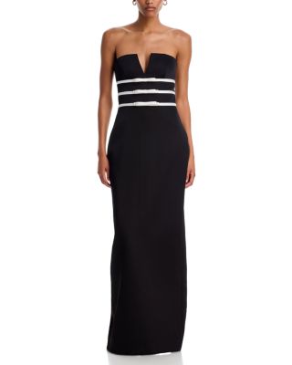 Delore Strapless Bustier Gown