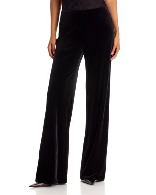 Stretch Velvet Pants