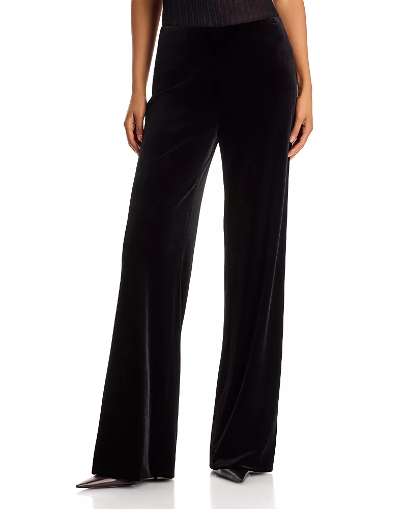 Teri Jon by Rickie Freeman Stretch Velvet Pants