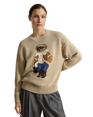 Winter Polo Bear Crewneck Sweater