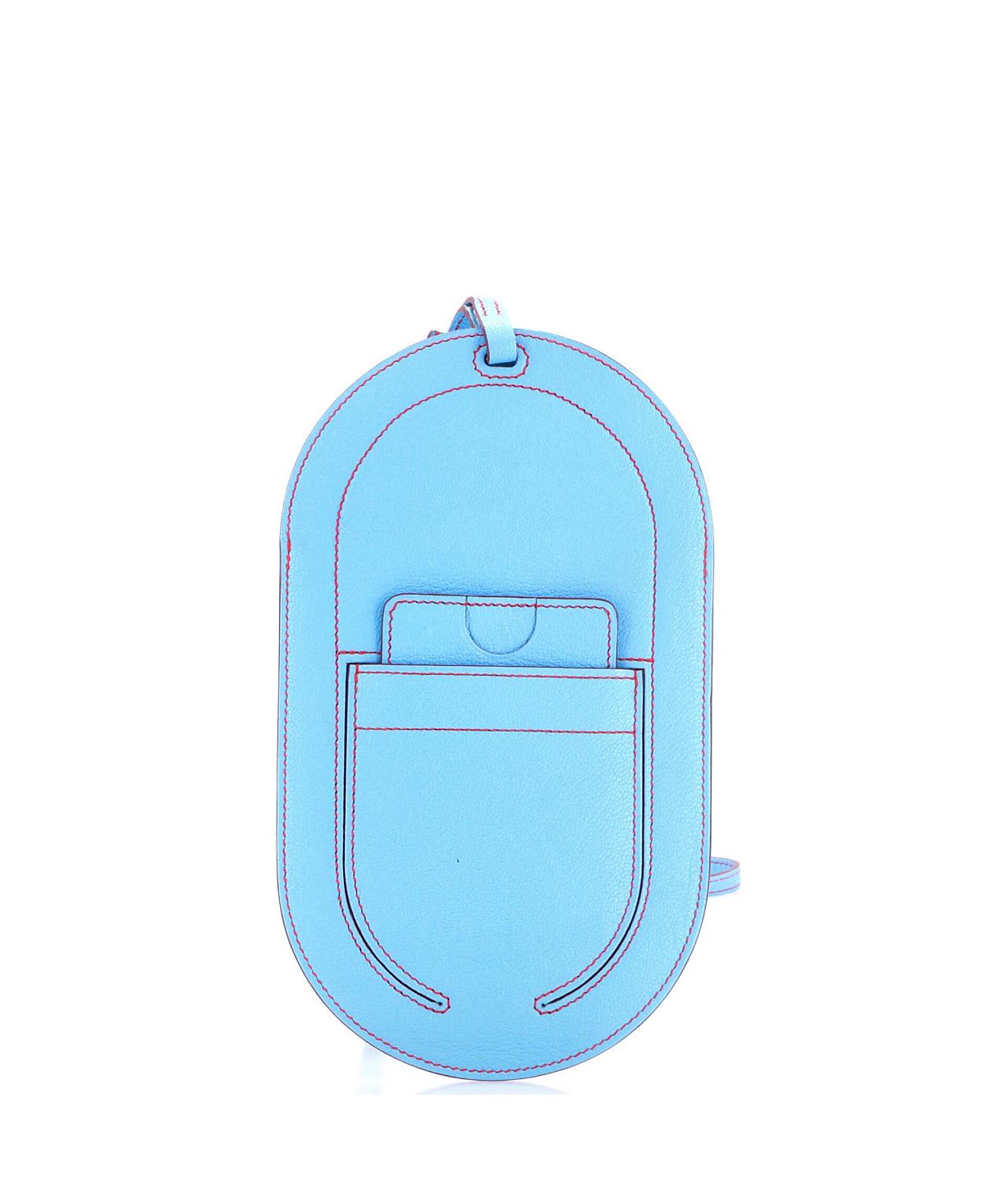 Pre-Owned HERMES Gm In-The-Loop Phone To Go Case Leather