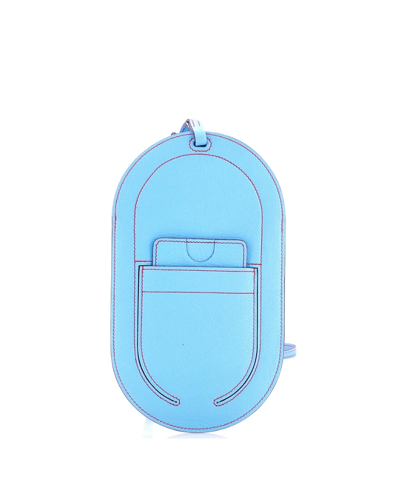 Pre-Owned HERMES Gm In-The-Loop Phone To Go Case Leather
