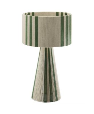  Gia Handwoven Cotton Thread Striped or Plain Table Lamp