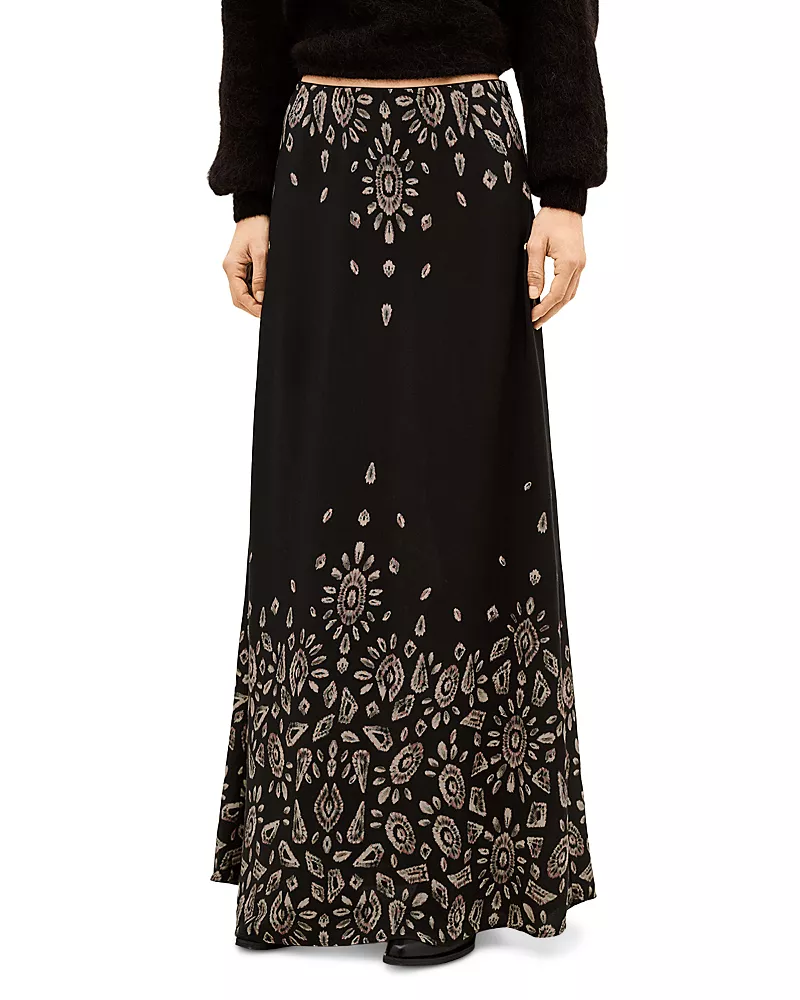ba & sh Banessa A Line Maxi Skirt
