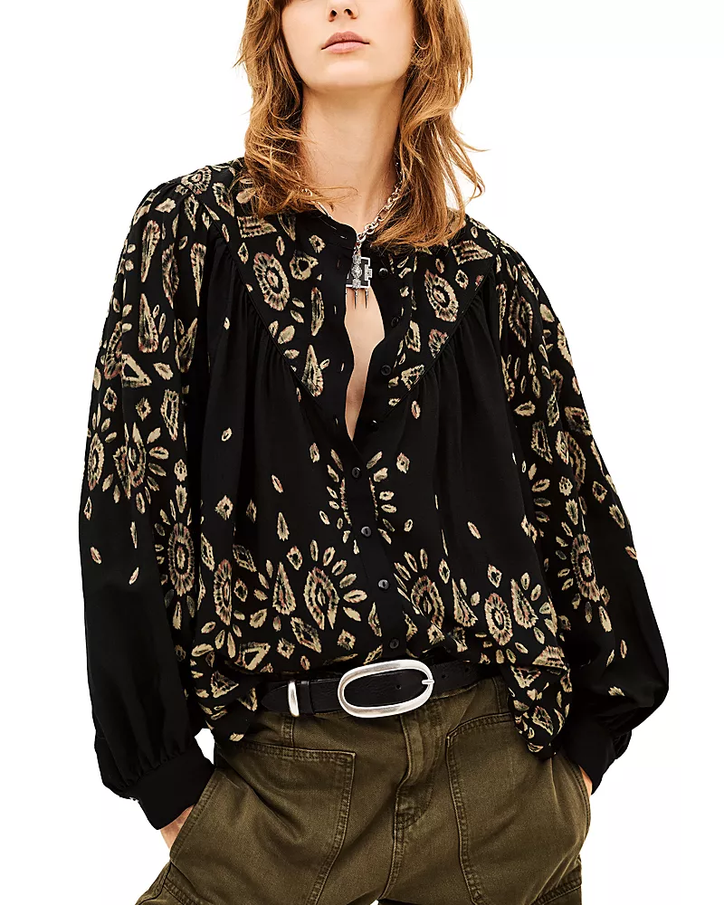 ba & sh Brava Printed Blouse
