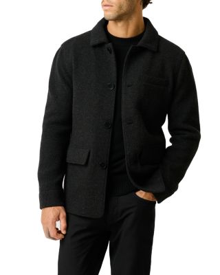 Wave Point Wool Blend Jacket