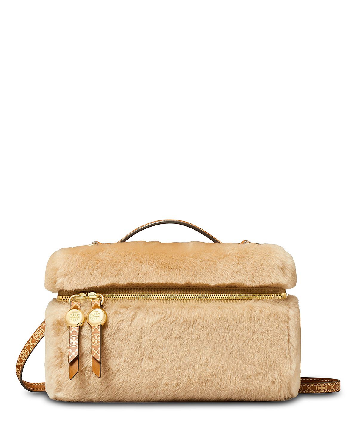 Tory Burch Romy Shearling Top Handle Bag