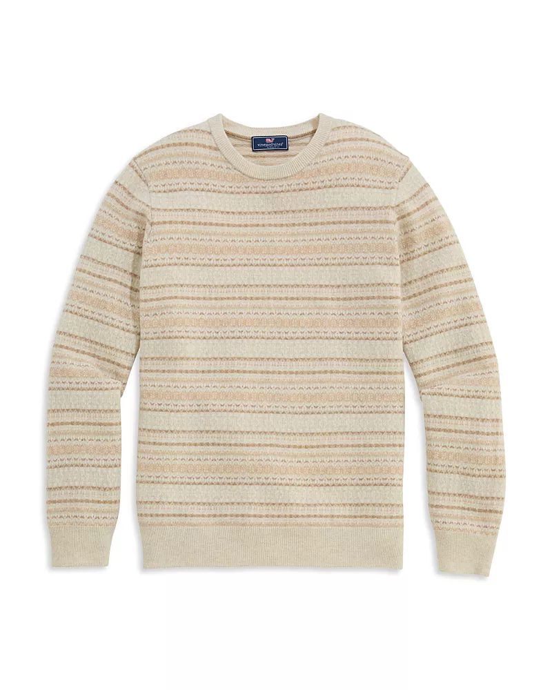 Vineyard Vines Fair Isle Merino Wool Crewneck Sweater