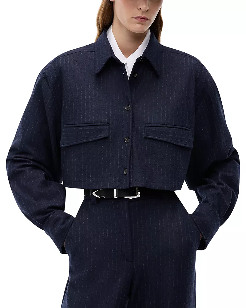 Pinko Taurasi Flannel Cropped Shirt