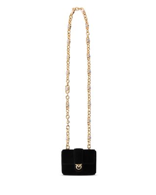 Pocket Necklace Suede Bag