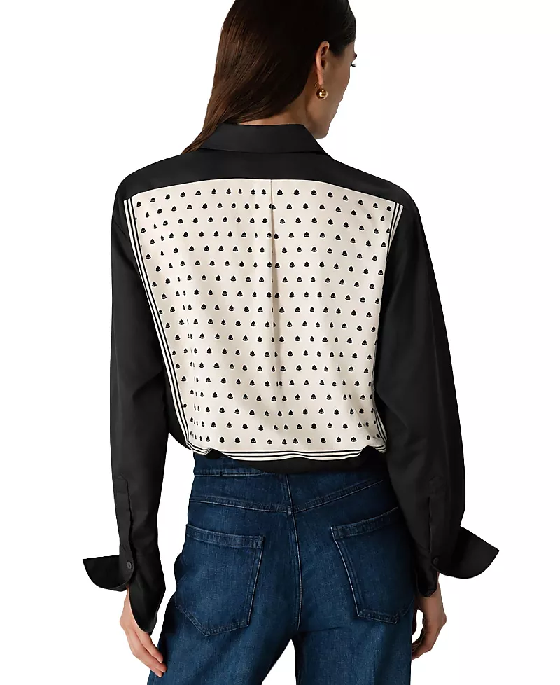 Callas Milano Sirene Scarf Back Shirt