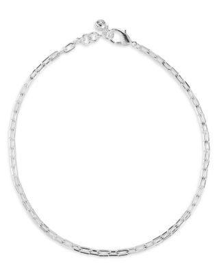 Plaza Edge Chain Collar Necklace, 18-19"