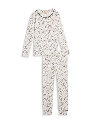 Unisex Printed Long Sleeve PJ Set - Little Kid, Big Kid