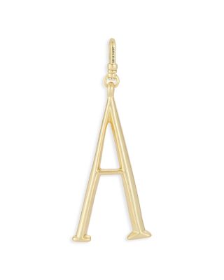 Plaza Large Letter A Charm