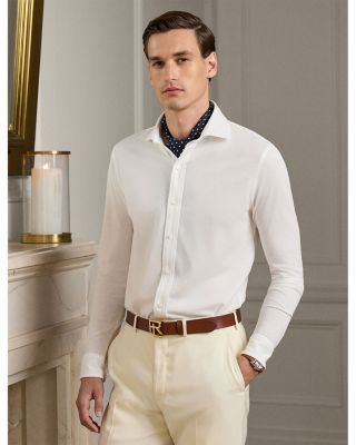 Ralph Lauren Purple Label Washed Pique Regular Fit Shirt