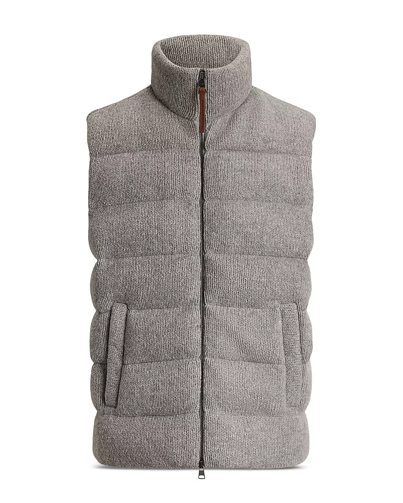 Polo Ralph Lauren Quilted Wool Sweater Vest