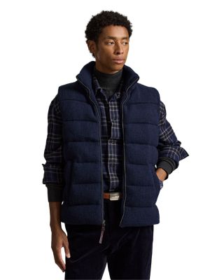 Quilted Wool Sweater Vest