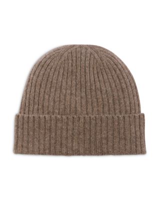Cashmere Ribbed Beanie - Exclusive