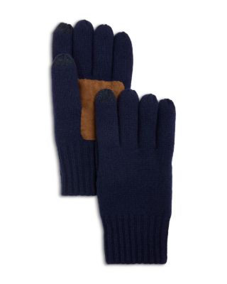 Wool & Cashmere Patch Tech Gloves - Exclusive