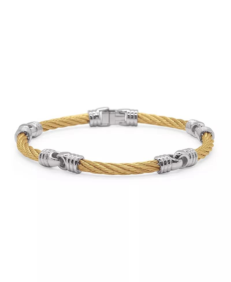 Alor Men's Yellow Soft Link Bracelet