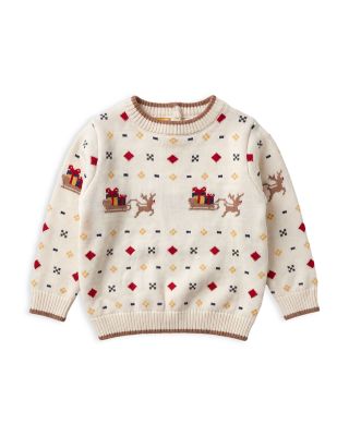 Unisex Reindeer Cotton Jumper – Baby