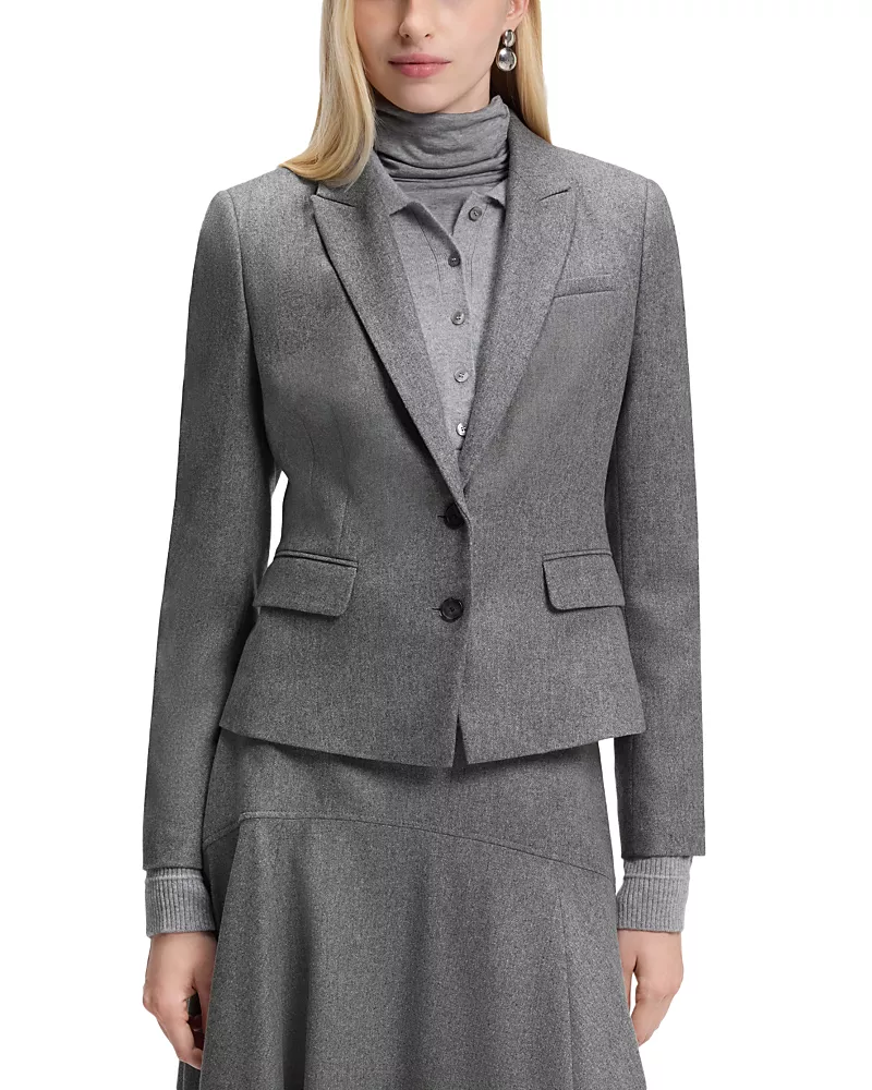Hugo Boss Jia Two Button Flannel Blazer - Exclusive