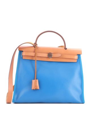 31 Herbag Zip Berline Vache Canvas and Leather