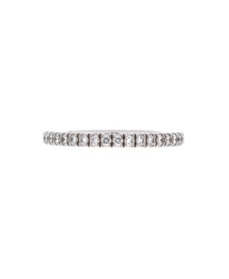  2mm Etincelle de Cartier Eternity Wedding Band Ring 18K White Gold and Diamonds